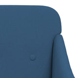 Poltrona Blu 63x76x80 cm in Tessuto