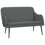 Panca Grigio Scuro 110x76x80 cm in Tessuto