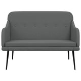 Panca Grigio Scuro 110x76x80 cm in Tessuto