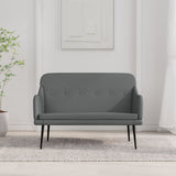 Panca Grigio Scuro 110x76x80 cm in Tessuto