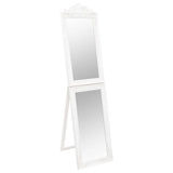 Specchio Autoportante Bianco 40x160 cm