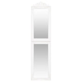 Specchio Autoportante Bianco 40x160 cm