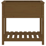 Fioriera con Mensola Ambra 82,5x54x81 cm in Legno Massello Pino