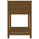 Fioriera con Mensola Ambra 82,5x54x81 cm in Legno Massello Pino