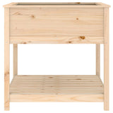 Fioriera con Mensola 82,5x82,5x81 cm in Legno Massello di Pino