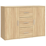 Credenza Rovere Sonoma 91x29,5x65 cm in Legno truciolato