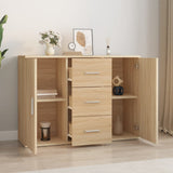 Credenza Rovere Sonoma 91x29,5x65 cm in Legno truciolato
