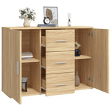 Credenza Rovere Sonoma 91x29,5x65 cm in Legno truciolato