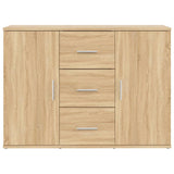Credenza Rovere Sonoma 91x29,5x65 cm in Legno truciolato