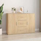 Credenza Rovere Sonoma 91x29,5x65 cm in Legno truciolato