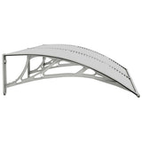 Tettoia per Porta Grigia 150x75 cm in Policarbonato