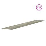 Pannelli da Parete Effetto Legno Grigio PVC 2,06 m