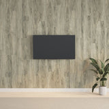 Pannelli da Parete Effetto Legno Grigio PVC 2,06 m