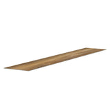 Pannelli da Parete Effetto Legno Marrone PVC 2,06 m