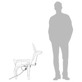 Figure Natalizie Renne con Teste Mobili 3 pz Bianco Caldo