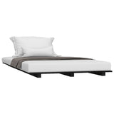 Giroletto Nero 75x190 cm in Legno Massello di Pino