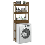 Rastrelliera da Bagno Ambra 63x26x171 cm Legno Massello Pino