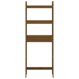 Rastrelliera da Bagno Ambra 63x26x171 cm Legno Massello Pino