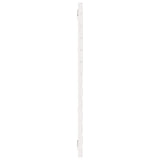 Testiera da Parete Bianca 166x3x91,5 cm Legno Massello di Pino
