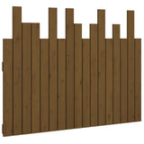 Testiera da Parete Ambra 108x3x80 cm in Legno Massello di Pino