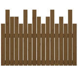 Testiera da Parete Ambra 108x3x80 cm in Legno Massello di Pino