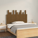 Testiera da Parete Ambra 108x3x80 cm in Legno Massello di Pino