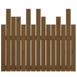 Testiera da Parete Ambra 95,5x3x80 cm in Legno Massello di Pino