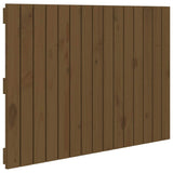 Testiera da Parete Ambra 95,5x3x60 cm in Legno Massello di Pino