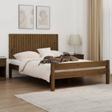 Testiera da Parete Ambra 140x3x60 cm in Legno Massello di Pino