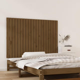 Testiera da Parete Ambra 127,5x3x90cm in Legno Massello di Pino
