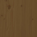 Testiera da Parete Ambra 127,5x3x90cm in Legno Massello di Pino