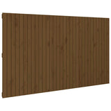 Testiera da Parete Ambra 204x3x110 cm in Legno Massello di Pino