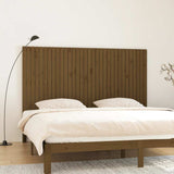 Testiera da Parete Ambra 204x3x110 cm in Legno Massello di Pino