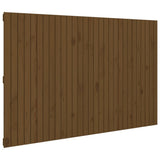 Testiera da Parete Ambra 185x3x110 cm in Legno Massello di Pino