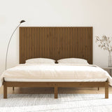 Testiera da Parete Ambra 185x3x110 cm in Legno Massello di Pino