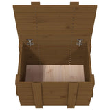 Contenitore Portaoggetti Ambra 58x40,5x42cm Legno Massello Pino