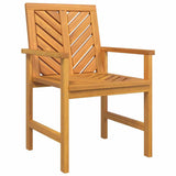 Set da Pranzo per Giardino 4 pz Marrone