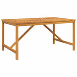 Set da Pranzo per Giardino 3 pz Marrone