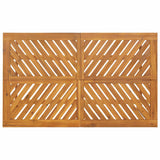 Set da Pranzo per Giardino 7 pz Marrone