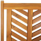 Set da Pranzo per Giardino 7 pcs Marrone