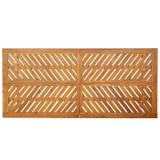 Set da Pranzo per Giardino 7 pcs Marrone