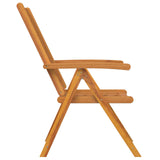 Sedia da Giardino 6 pcs Marrone Legno di Acacia Massello