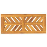 Panca da Giardino 80 cm in Legno Massello di Acacia