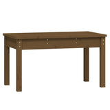 Panca da Giardino Ambra 80x44x45 cm Legno Massello di Pino