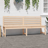 Panca da Giardino 201,5 cm in Legno Massello di Pino