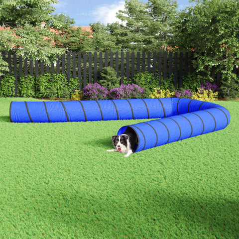 Tunnel per Cani Blu  55x1000 cm in Poliestere