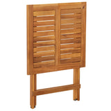 Set da Bistrò Pieghevole 3pz con Cuscini Legno Massello Acacia