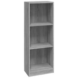 Libreria 3 Ripiani Grigio Sonoma 40x24x109 cm Legno truciolato