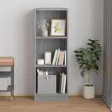 Libreria 3 Ripiani Grigio Sonoma 40x24x109 cm Legno truciolato