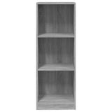 Libreria 3 Ripiani Grigio Sonoma 40x24x109 cm Legno truciolato